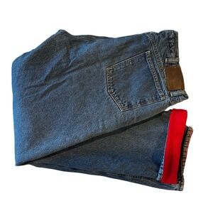 Vintage Wrangler Rugged Wear Fleece Lined Jeans Mens 36x32 Insulated Heavyweight